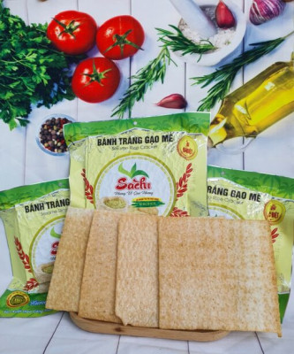 Bánh Tráng Gạo Mè Đậu Xanh, Khoai Tây Nướng Sẵn Sachi - SP OCOP 4 Sao Bình Định