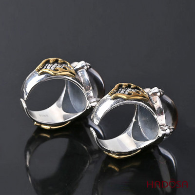 Nhẫn nam bạc Thái 925 handmade Hadosa