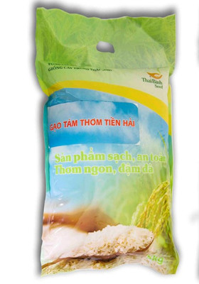 Gạo tám thơm Tiền Hải 25kg