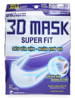 Khẩu trang 3D Mask ngăn khói bụi
