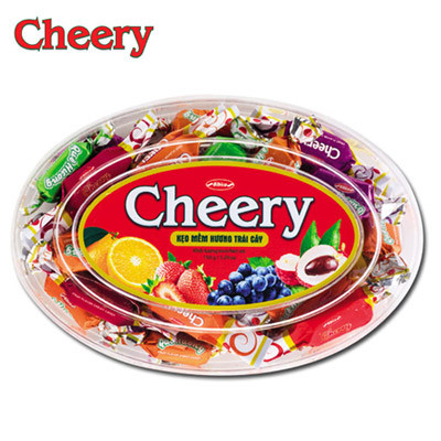 Kẹo mềm Cherry Bibica hộp nhựa