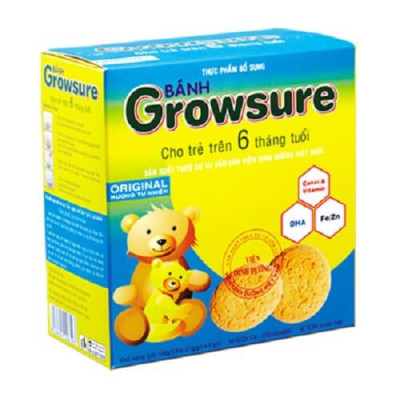 Bánh Growsure tự nhiên (gói 168g)