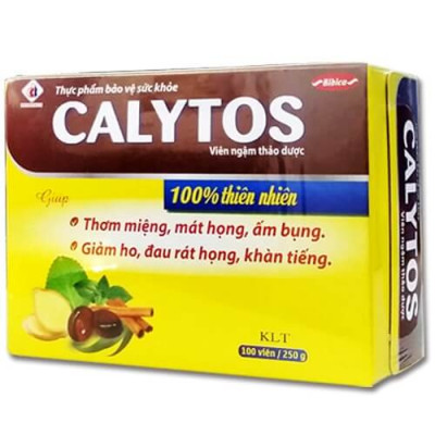 Kẹo thảo dược Calytos hộp gói 250g
