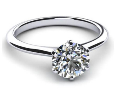Nhẫn nữ kim cương nhân tạo 6,3 ly - NN0907
