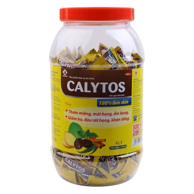 Kẹo thảo dược Calytos hũ nhựa 500g