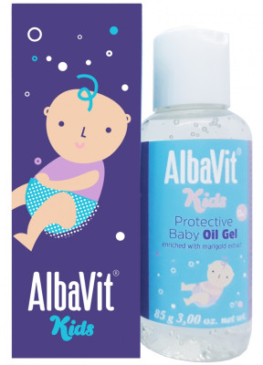 Gel dưỡng ẩm ALBAVIT KIDS PROTECTIVE BABY OIL GEL