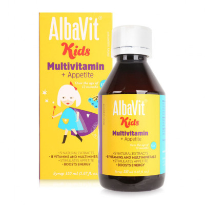 Siro uống bổ sung Vitamin Albavit Kids Multivitamin + Appetite