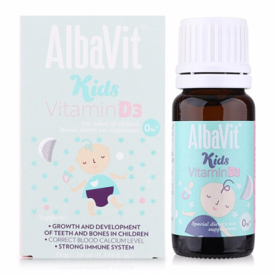 Vitamin D3 cho trẻ em Alba Thyment Albavit Kids