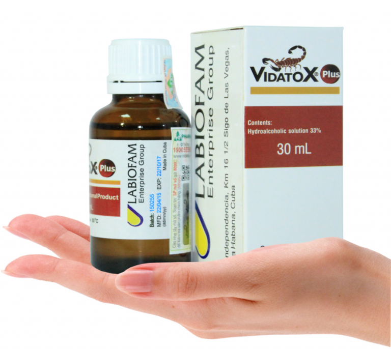 Vidatox Plus - Nọc bọ cạp xanh Cuba hỗ trợ điều trị ung thư