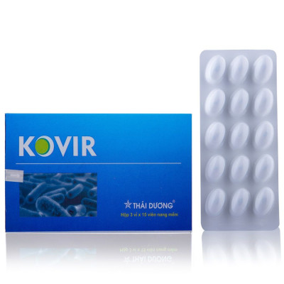 Viên nang mềm Kovir Thái Dương -Tăng cường sức đề kháng cho những người đang mắc bệnh viêm đường hô hấp