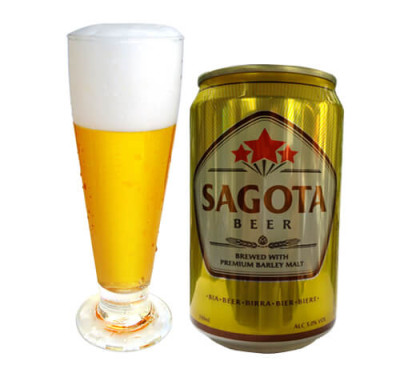 Bia lon Sagota vàng