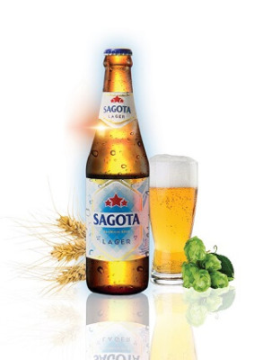 Bia chai Sagota Lager