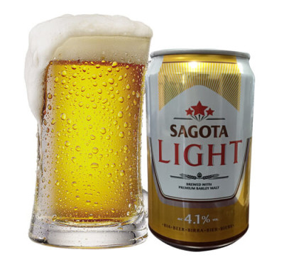 Bia lon Sagota Light
