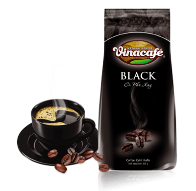 Cà phê xay Vinacafé Black mạnh mẽ và nồng nhiệt