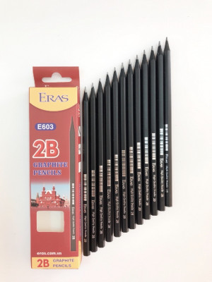 Bút chì đen 2B Eras E603 mua ở đâu, giá bao nhiêu?