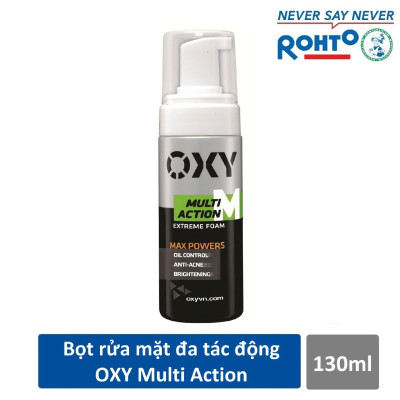 Bọt rửa mặt Extreme Foam Oxy Multi Action Rohto