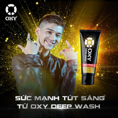 Kem rửa mặt Oxy Deep Wash Rohto