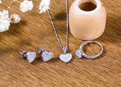Bộ trang sức bạc Pure Heart Eropi Jewelry