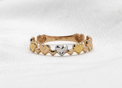 Nhẫn vàng 18k Honey Heart Eropi Jewelry