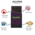 Socola Đen Nguyên Chất Nhân Hạt Cacao Rang Nibs Alluvia 