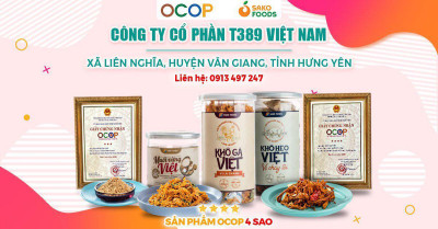 Công Ty Cổ phần T389 Việt Nam Sako Foods - Đảm Bảo Tiêu Chí Ngon Mắt, Ngon Miệng