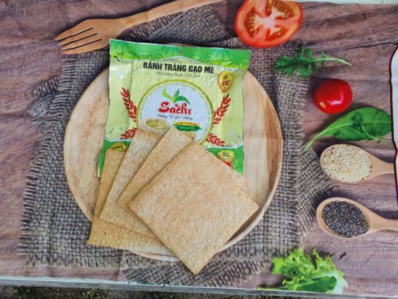 Bánh Tráng Gạo Mè Đậu Xanh, Khoai Tây Nướng Sẵn Sachi - SP OCOP 4 Sao Bình Định