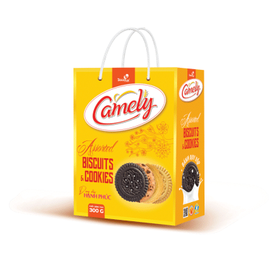 Bánh quy xốp Camely Biscafun hộp 300g