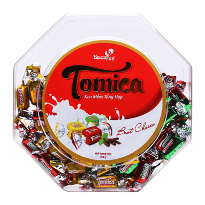 Kẹo mềm tổng hợp Tomica Biscafun hộp 250g
