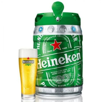 Bia Heineken bom tươi Hà Lan 5 lít