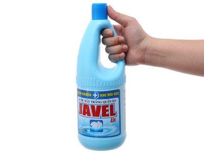 Nước tẩy quần áo trắng Lix Javel 1kg