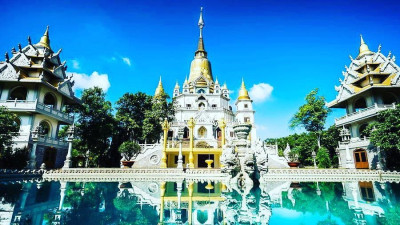  Chùa Bửu Long – Mang đậm phong cách kiến trúc Ấn, Thái, Việt 