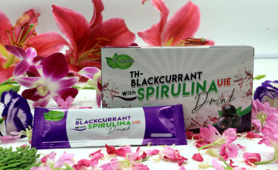 Tảo xoắn TH Blackcurrant With Spirulina UIE Drink - TH Health 