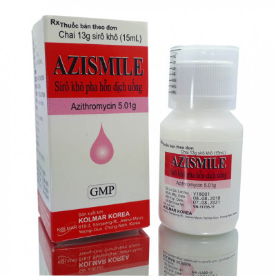 Thuốc kháng sinh Azismile 200mg Vinh Gia