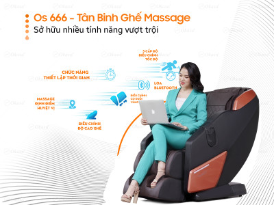 Ghế Massage OS-666 Okasa - Không Gian Mát Xa Hoàn Hảo