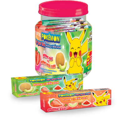 Kẹo gum Pokemon Lotte