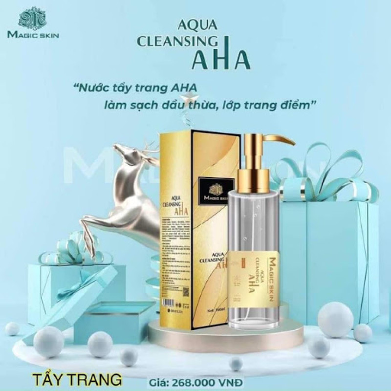 Nước tẩy trang Aqua Cleansing Aha Magic Skin