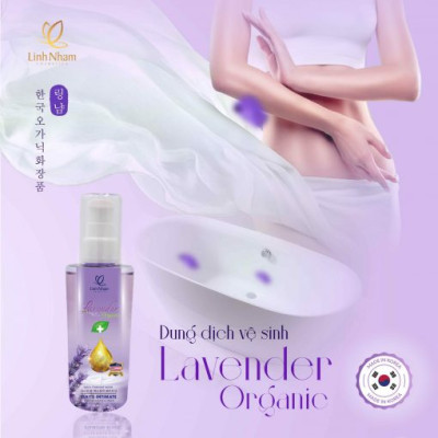 Dung Dịch Vệ Sinh Phụ Nữ Lavender Organic Linh Nhâm