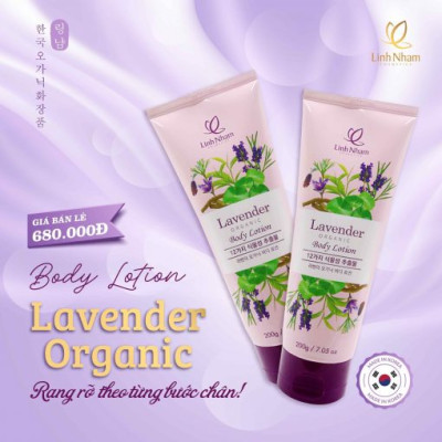 Kem Lavender Organic Body Lotion Linh Nhâm