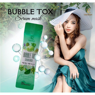 Mặt Nạ Rau Củ Thải Độc Bubble Tox serum Mask Linh Nhâm