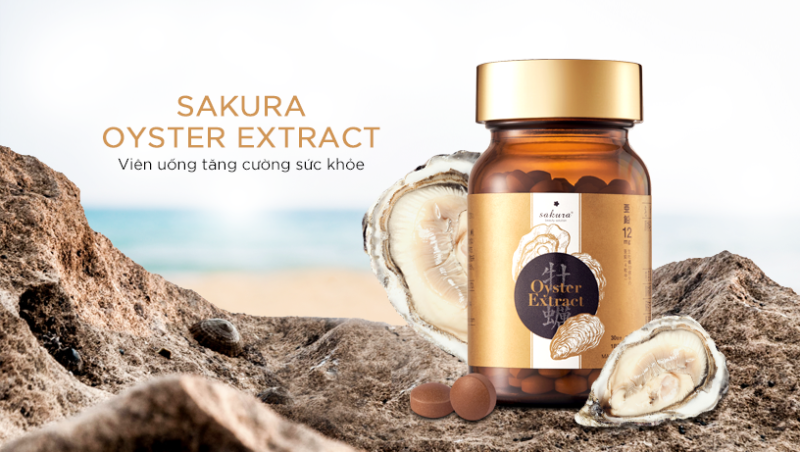 Viên uống tăng cường sức khỏe Sakura Oyster Extract