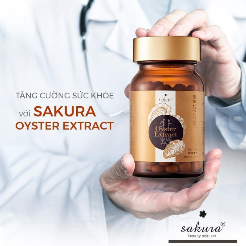 Viên uống tăng cường sức khỏe Sakura Oyster Extract