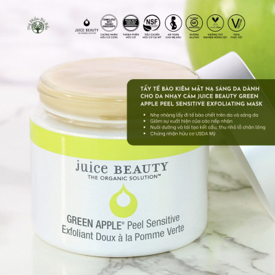 Tẩy tế bào chết Juice Beauty Green Apple Peel Sensitive Exfoliating Mask