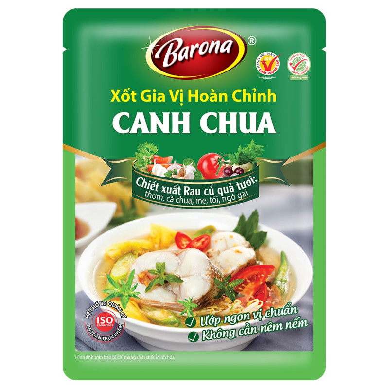 Xốt Gia Vị Hoàn Chỉnh Canh Chua Barona Nam Phương Food