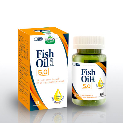 Viên Uống Fish Oil Plus 5.0 Nguyên Sinh -&nbsp;Bổ Sung Dưỡng Chất Cho Não