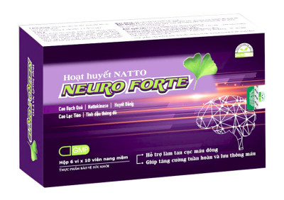 Hoạt huyết Natto Neuro Forte Nguyên Sinh - Bổ Não