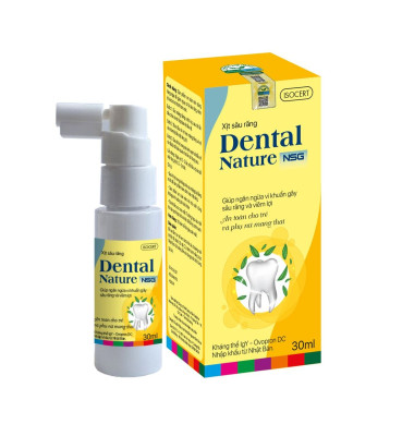 Xịt Miệng Sâu Răng Dental Nature NSG Nguyên Sinh -&nbsp;Ngăn Ngừa Vi Khuẩn Và Khử Mùi Hôi