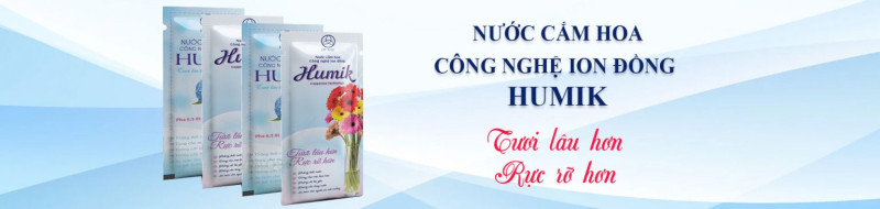 Nước Cắm Hoa Công Nghệ Ion Đồng Humik Tam Đỉnh - Giữ Hoa Nở Chậm, Tươi Lâu