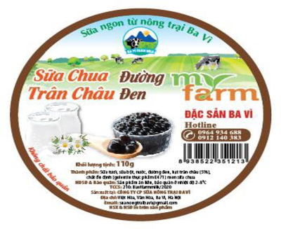 Sữa Chua Trân Châu Đường Đen Myfarm - SP OCOP 4 Sao Hà Nội