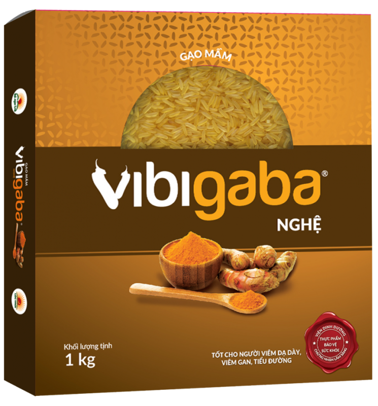 Gạo mầm Vibigaba Nghệ Lộc Trời