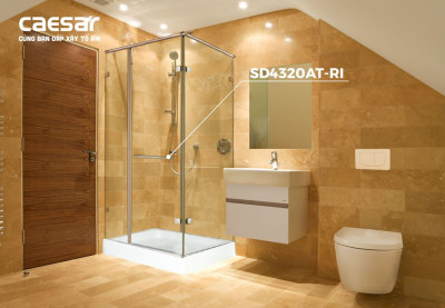 Cửa tắm đứng F Caesar SD4320AT-RI